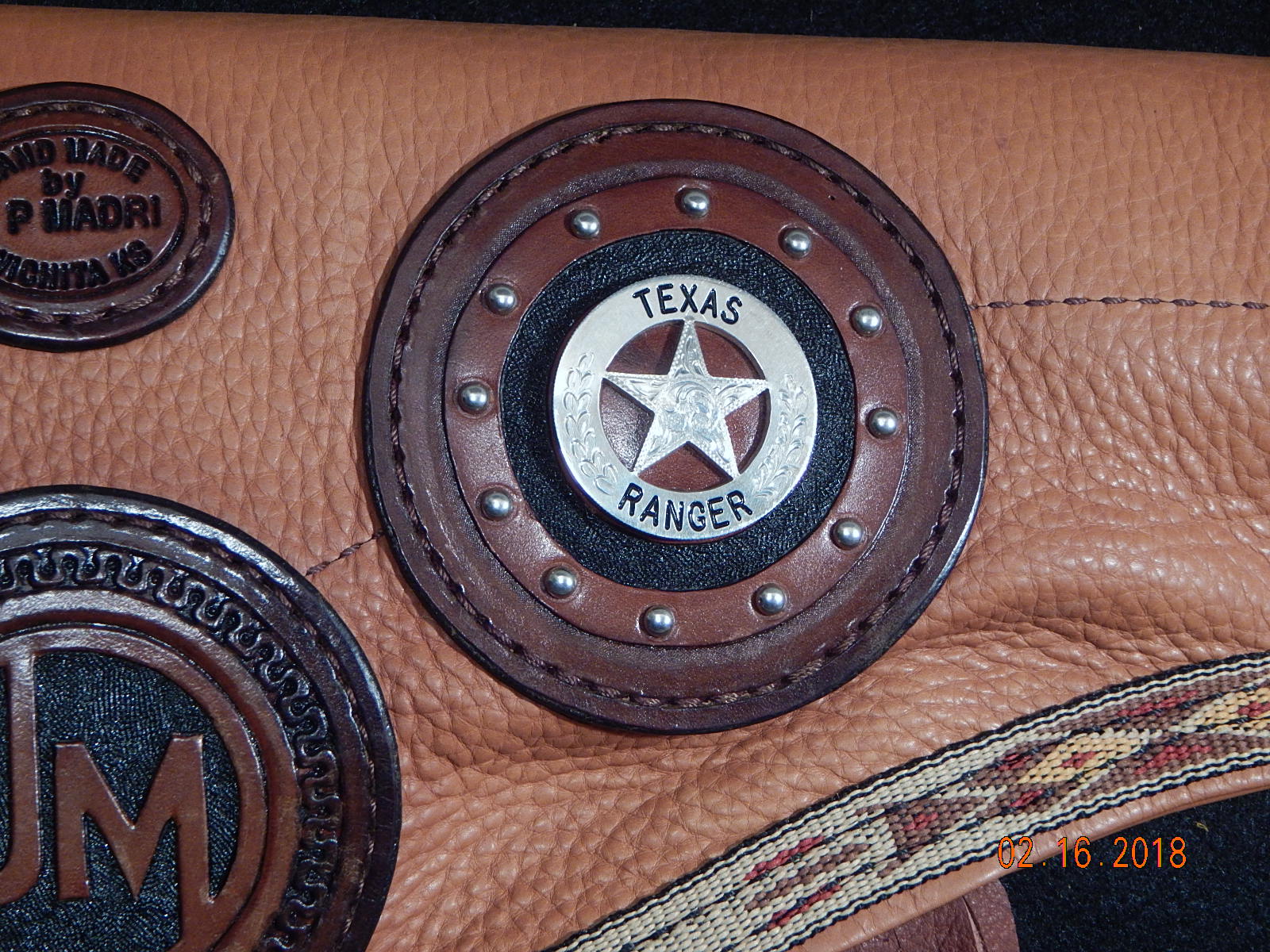 Custom-made Leather Rifle Case: Mills Design