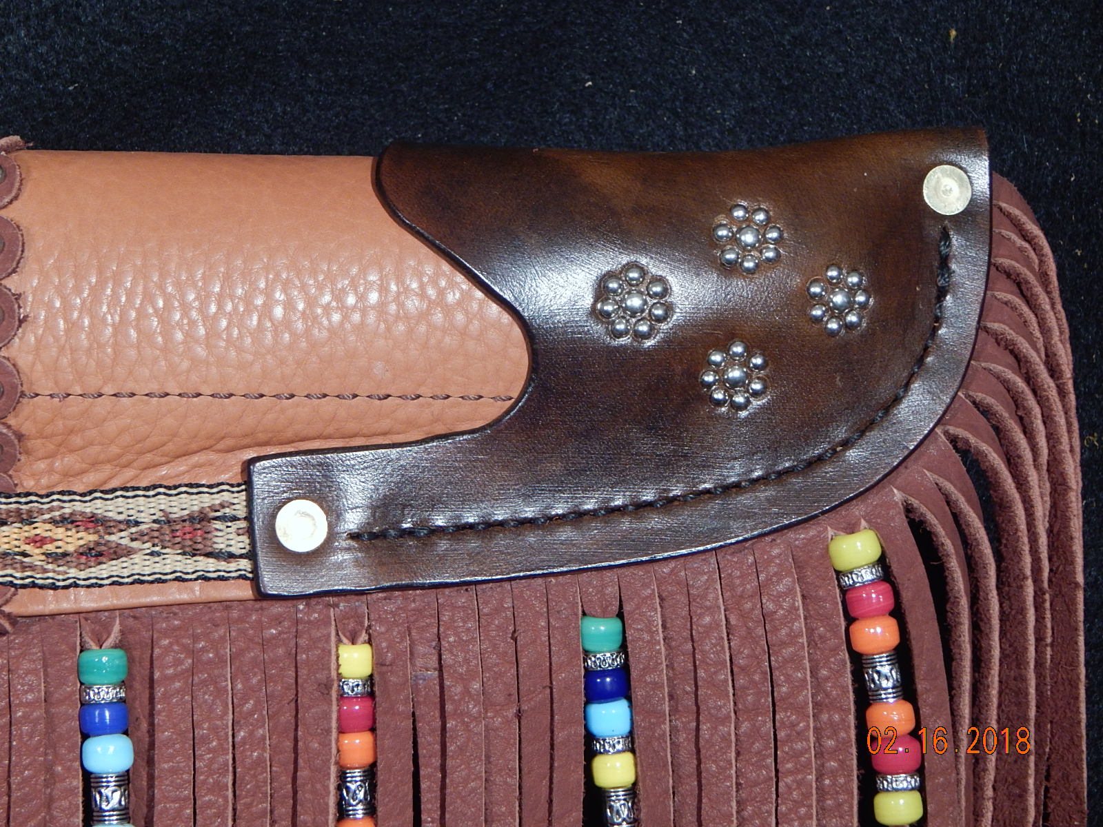 Custom-made Leather Rifle Case: Mills Design