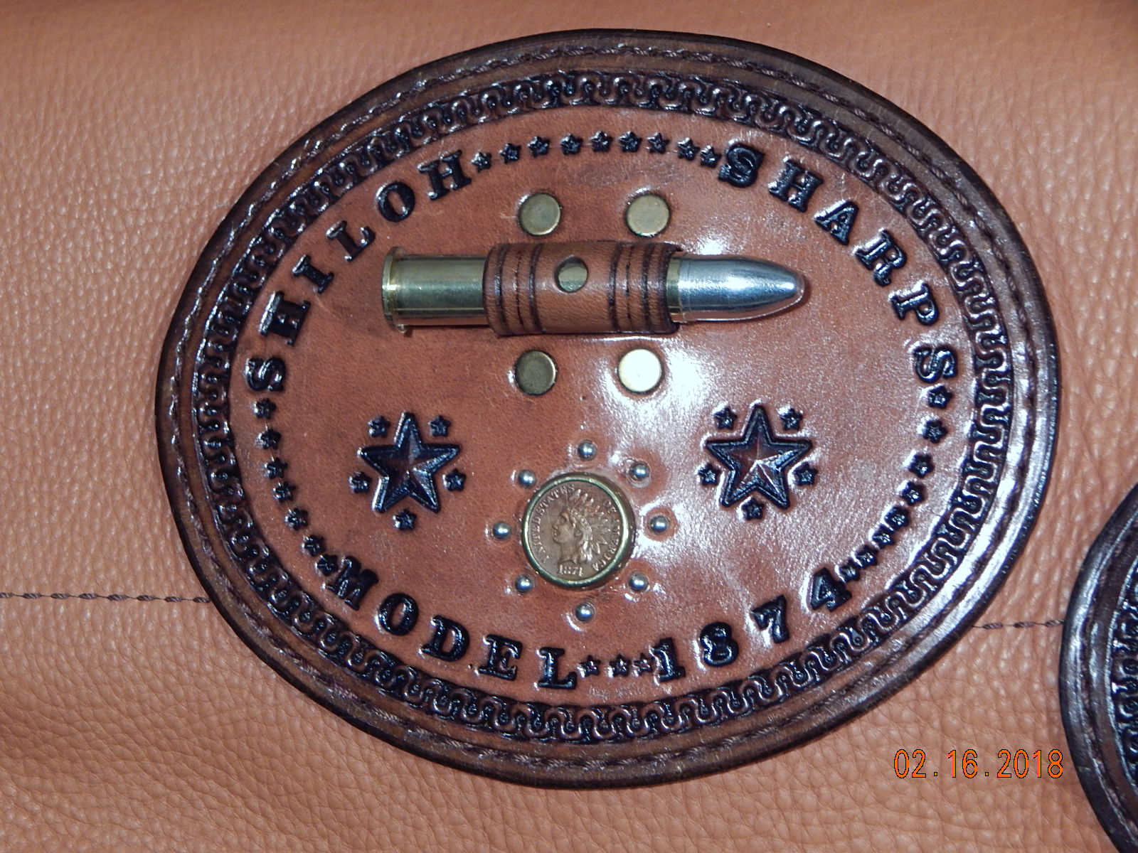 Custom-made Leather Rifle Case: Mills Design