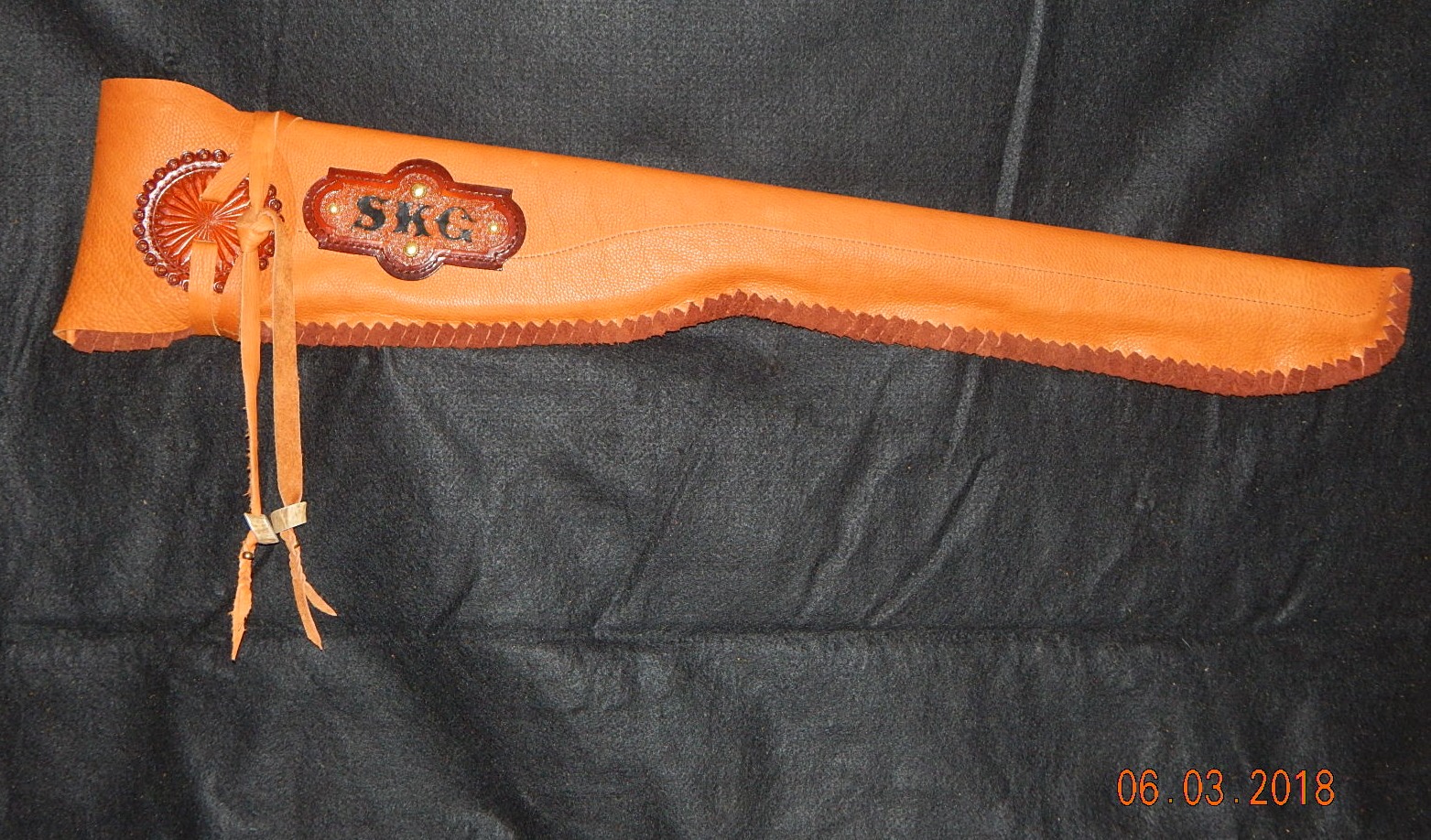 Custom-made Leather Rifle Case: Picht Design