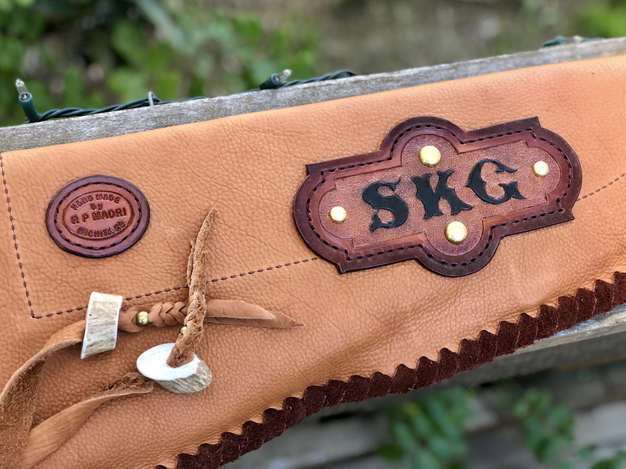 Custom-made Leather Rifle Case: Picht Design