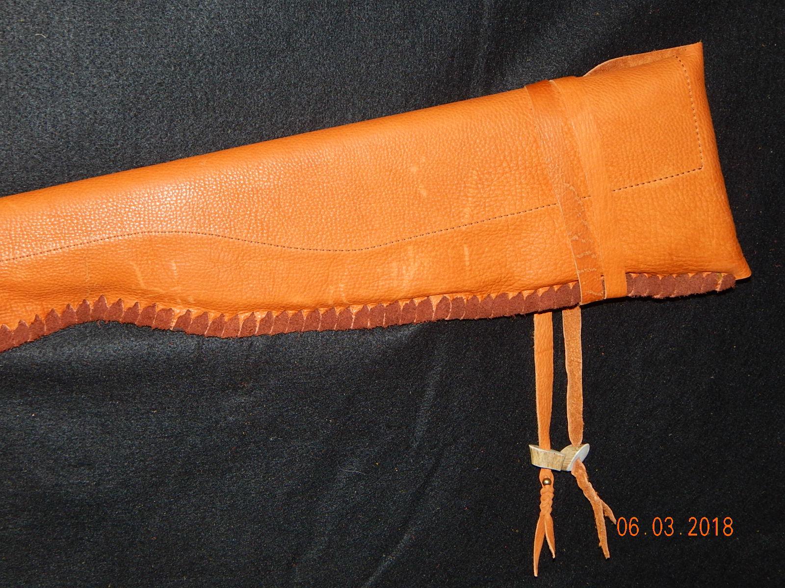 Custom-made Leather Rifle Case: Picht Design