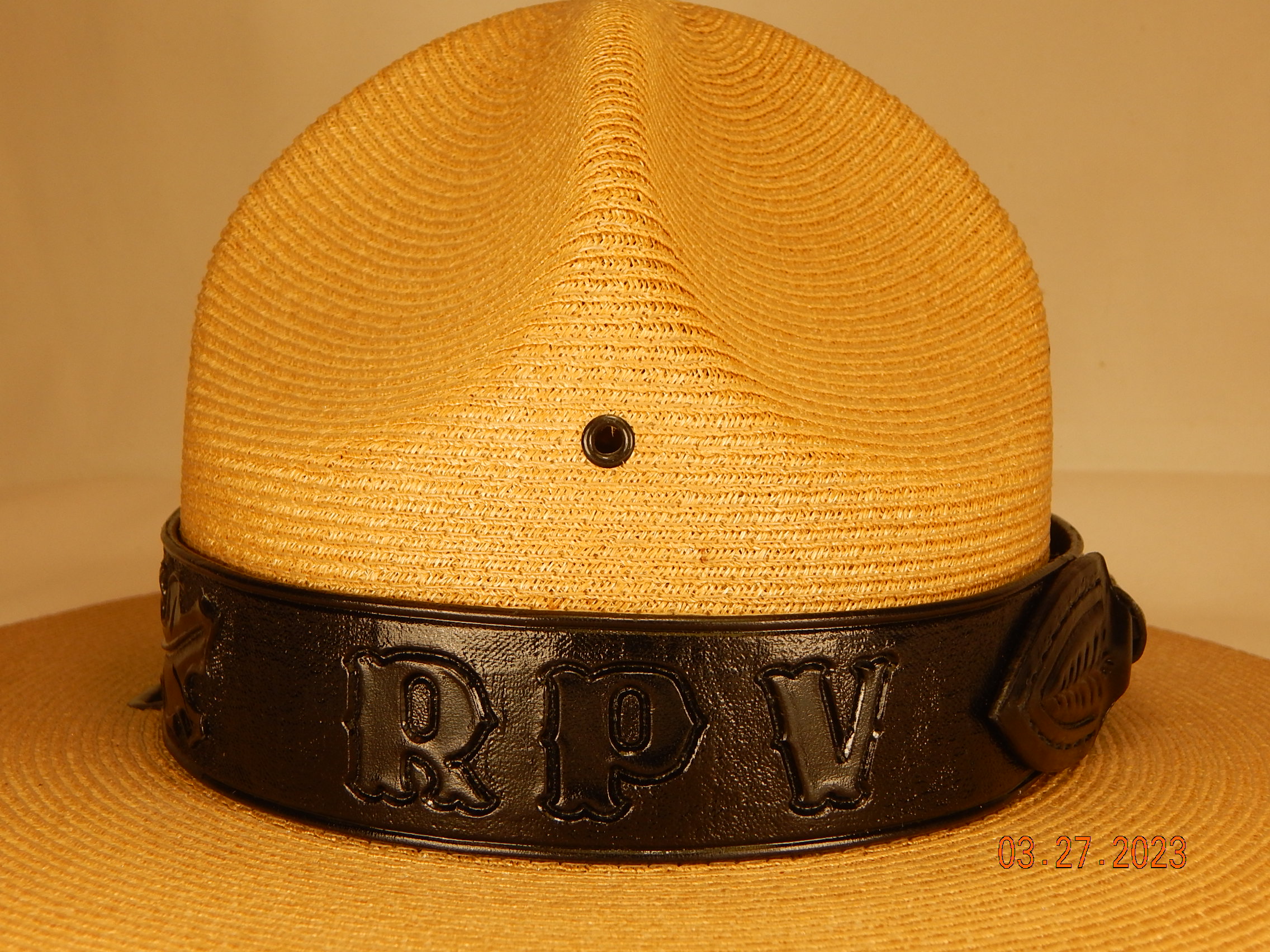 Leather Hat Band: MSC Design