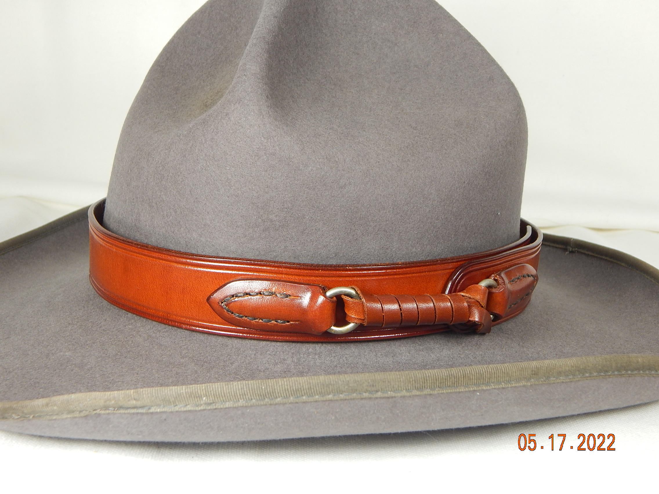 Leather Hat Band: Plain