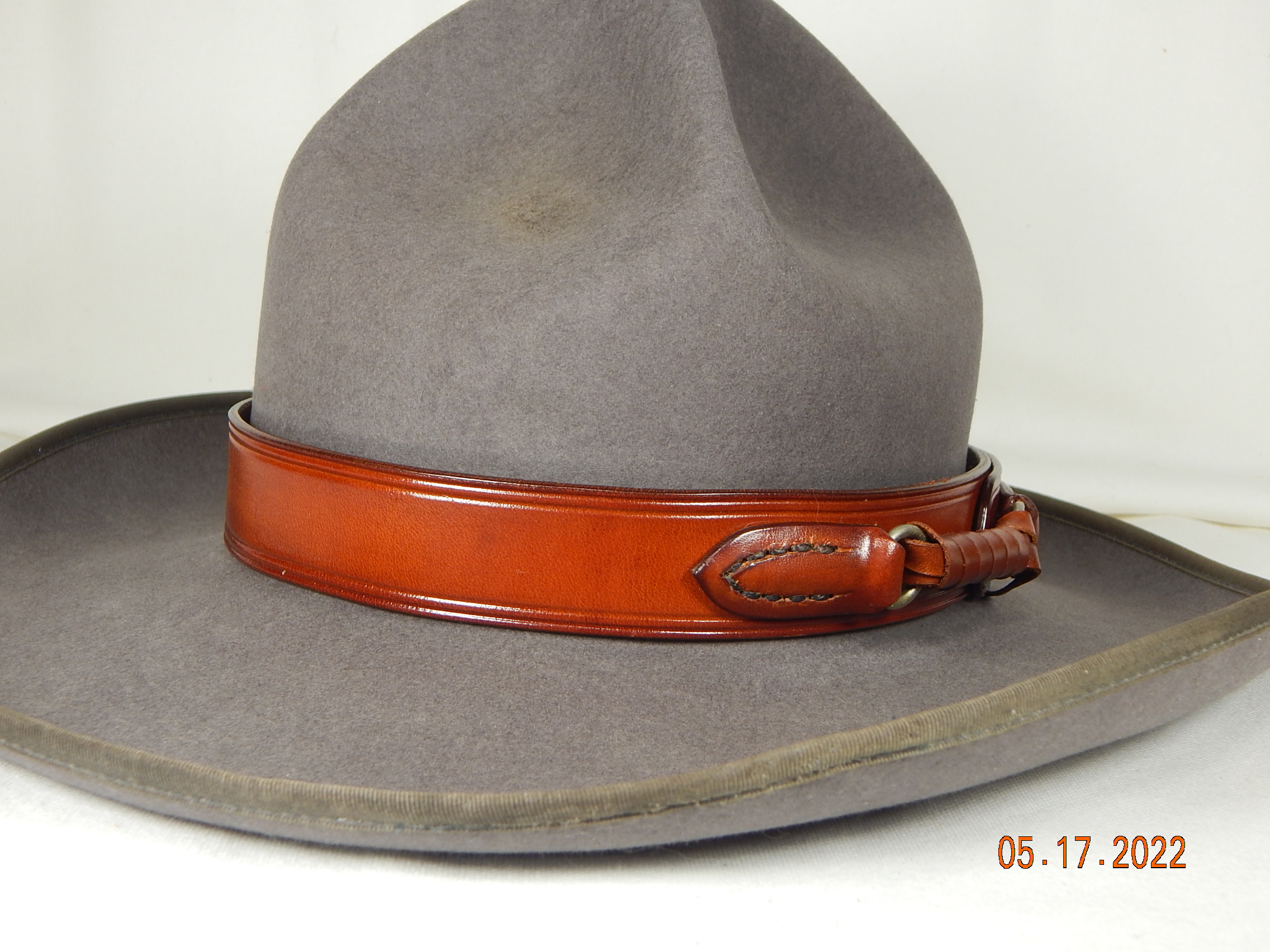 Leather Hat Band: Plain