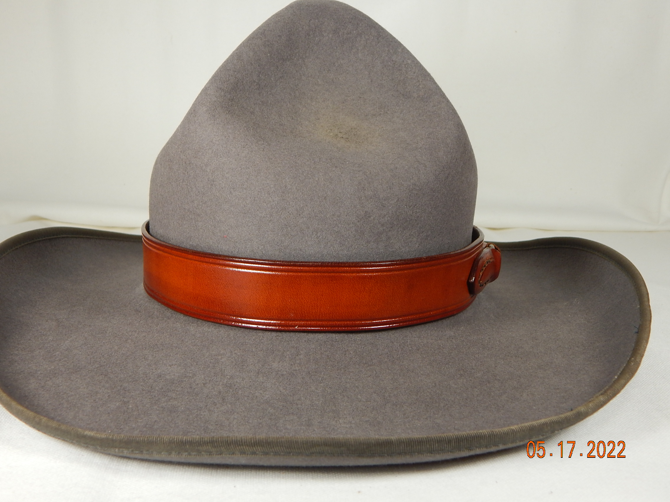 Leather Hat Band: Plain