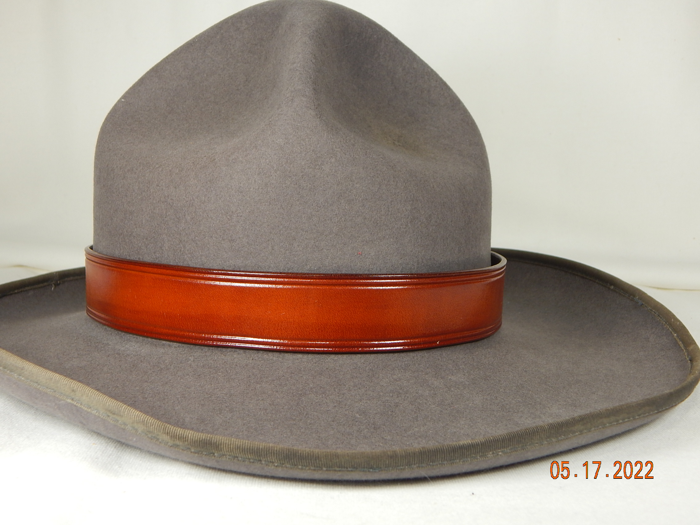 Leather Hat Band: Plain