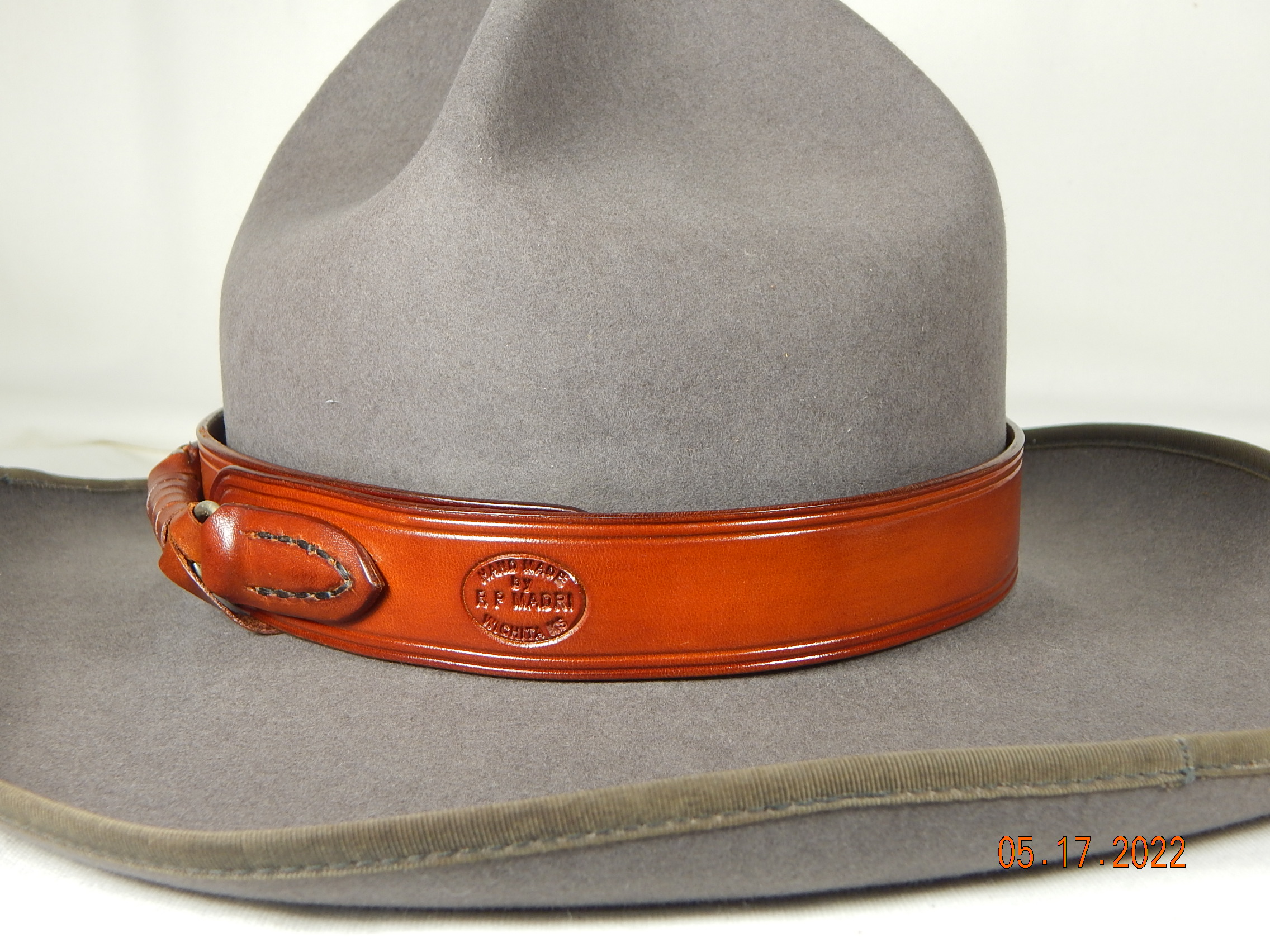 Leather Hat Band: Plain