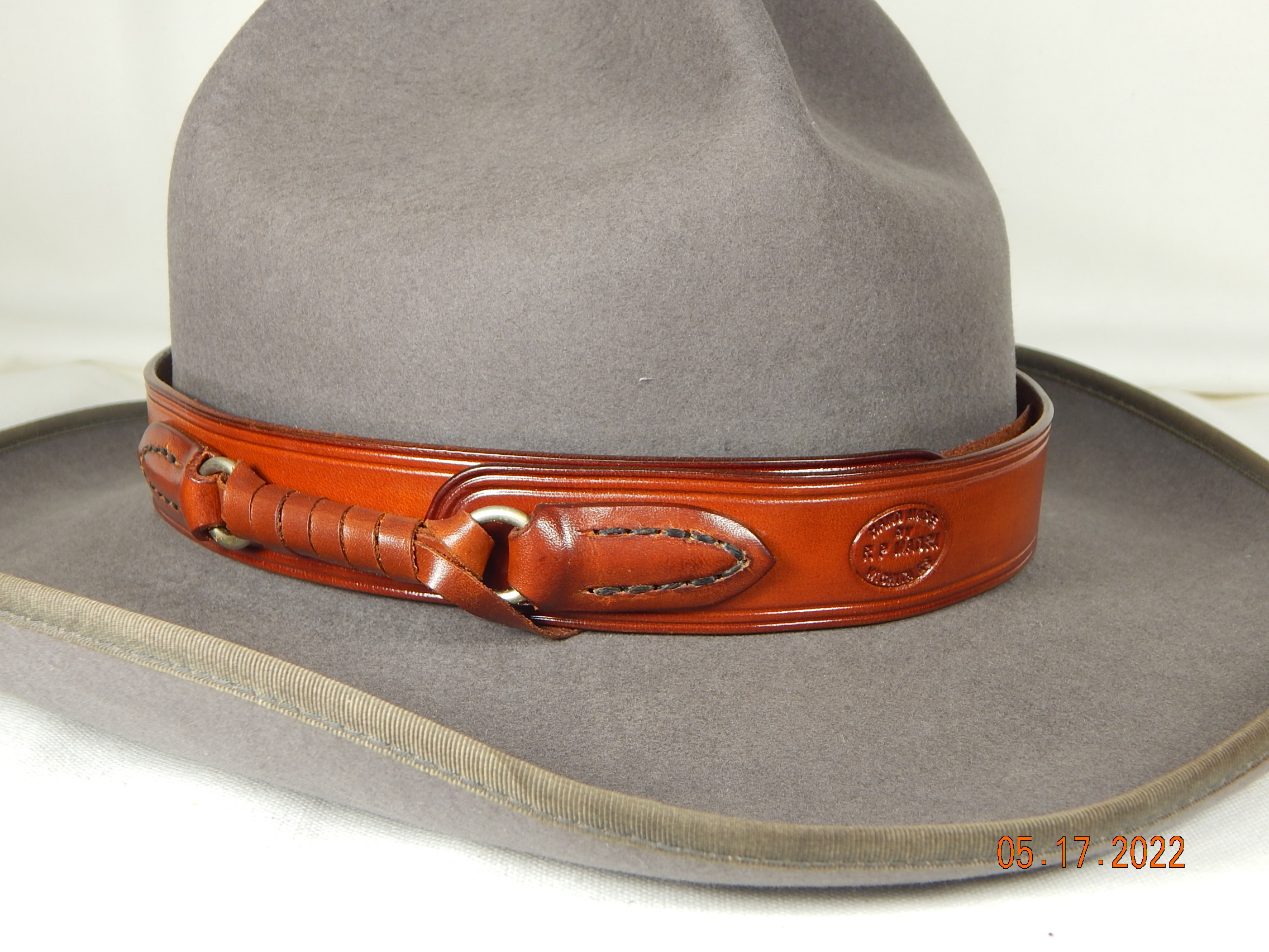 Leather Hat Band: Plain