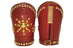 Studded Cowboy Cuffs - Starburst Design