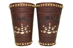 Custom-made Studded Cowboy Cuffs - Deadwood Design
