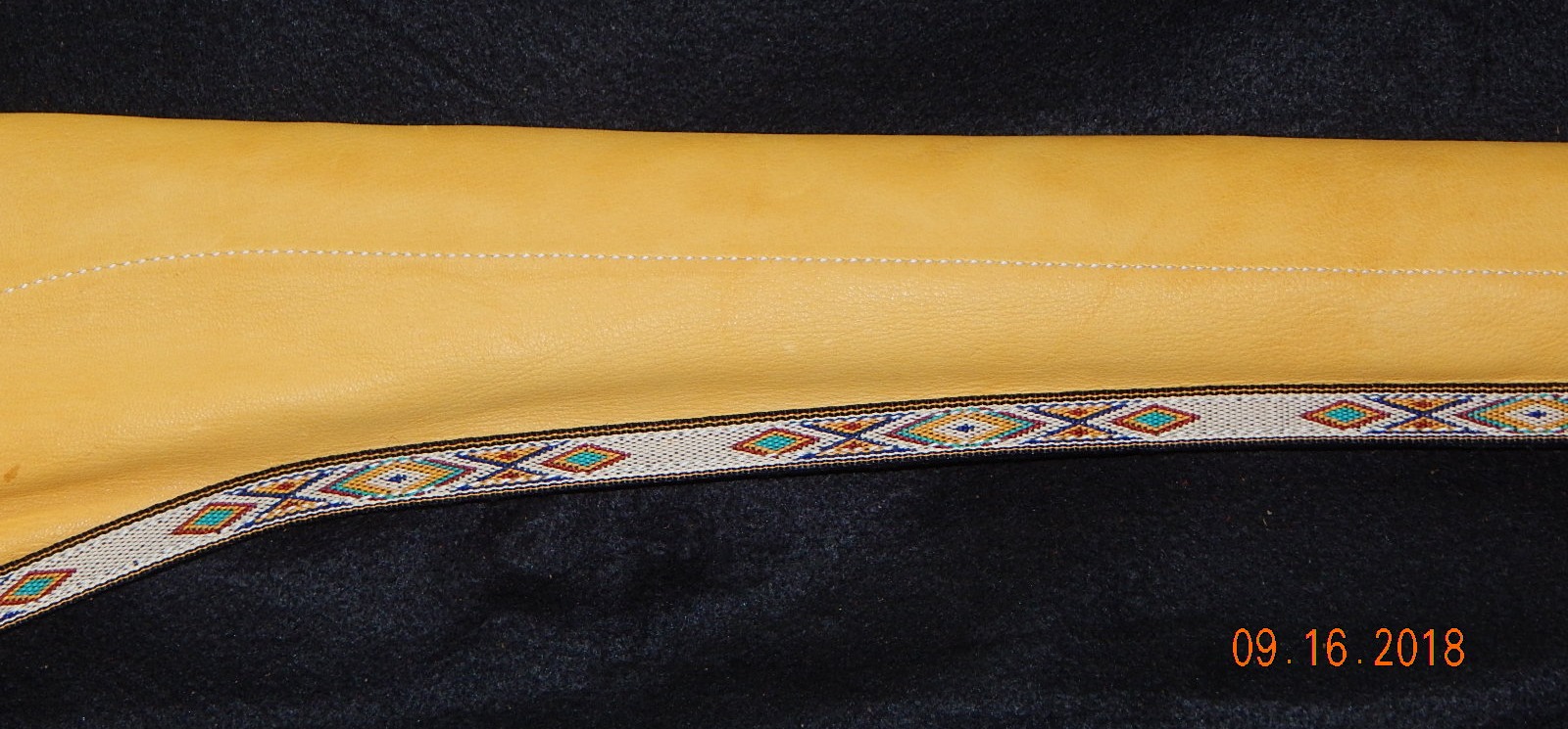 Custom-made Leather Rifle Case: Kelly Design