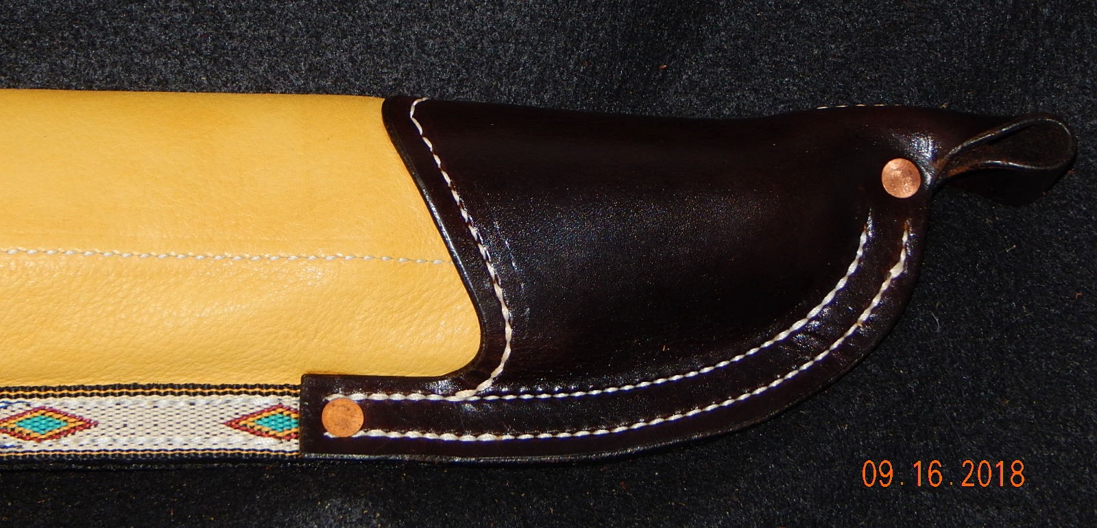 Custom-made Leather Rifle Case: Kelly Design