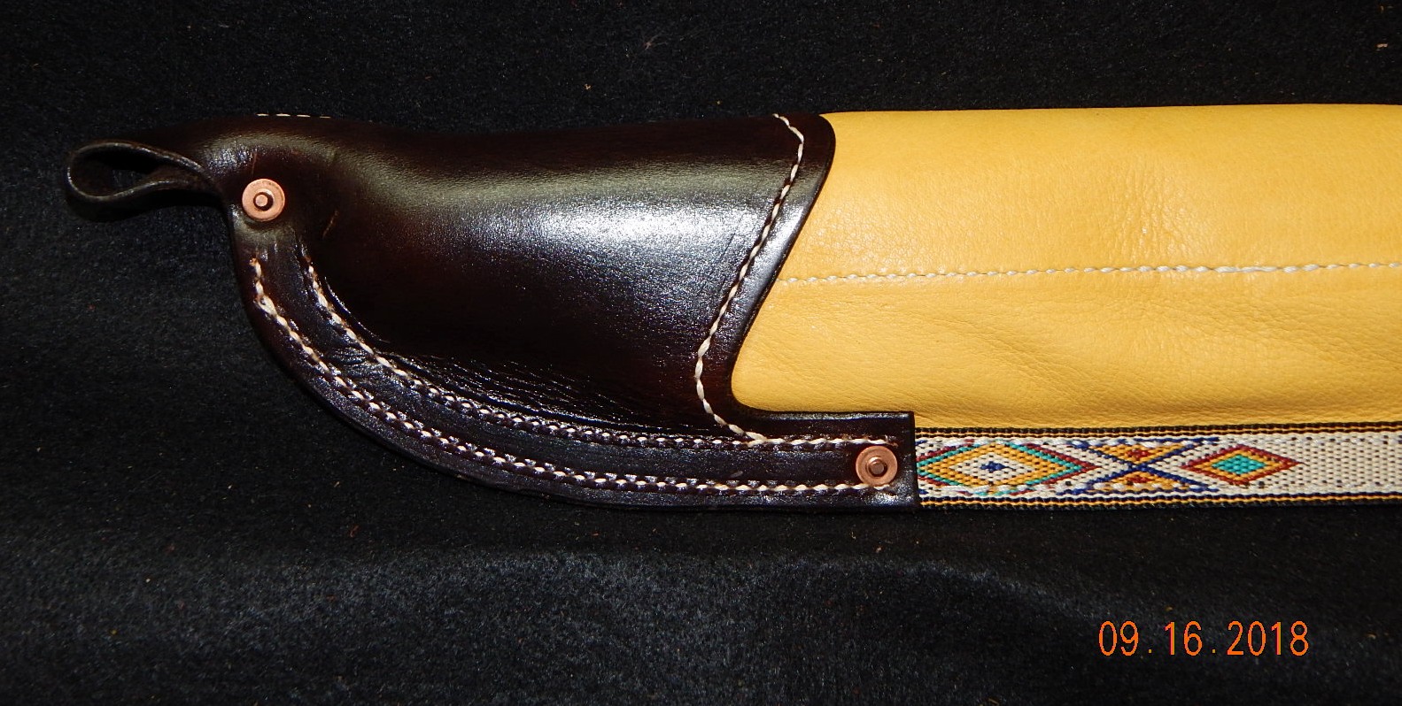 Custom-made Leather Rifle Case: Kelly Design