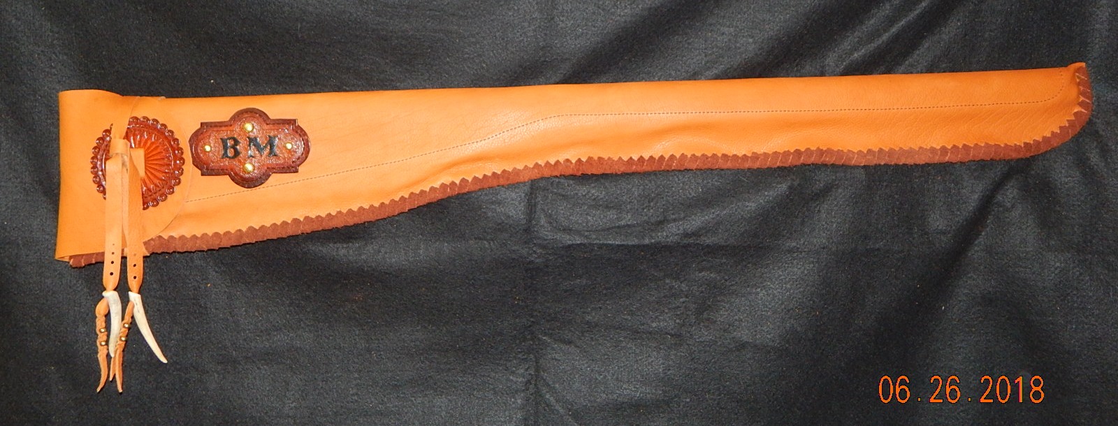 Custom-made Leather Rifle Case: McCarty Design
