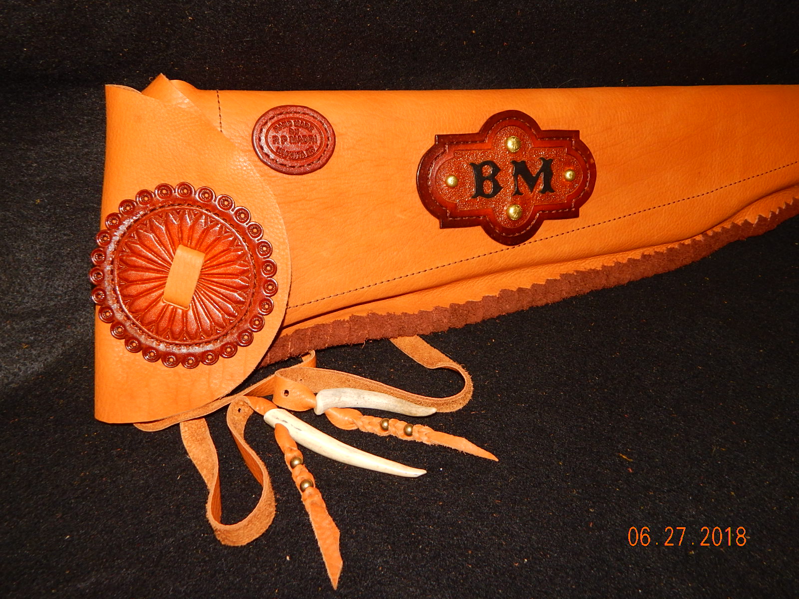 Custom-made Leather Rifle Case: McCarty Design