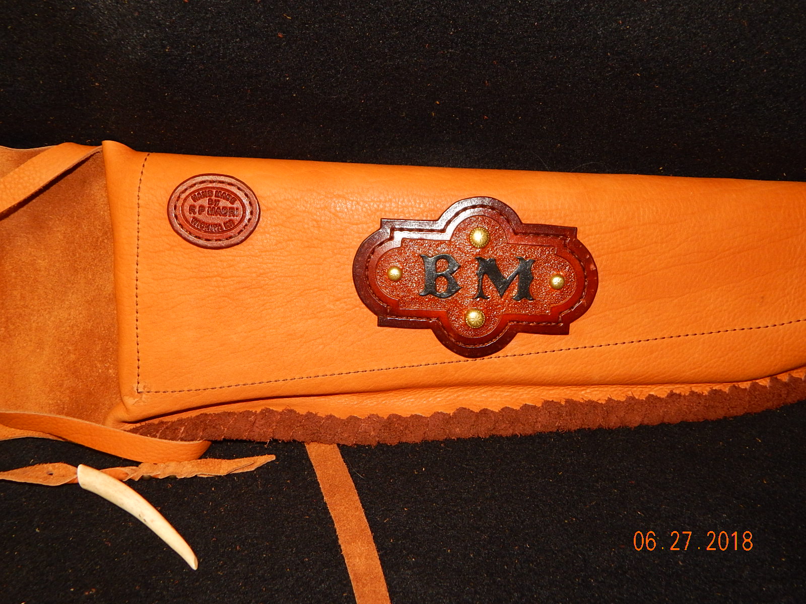 Custom-made Leather Rifle Case: McCarty Design