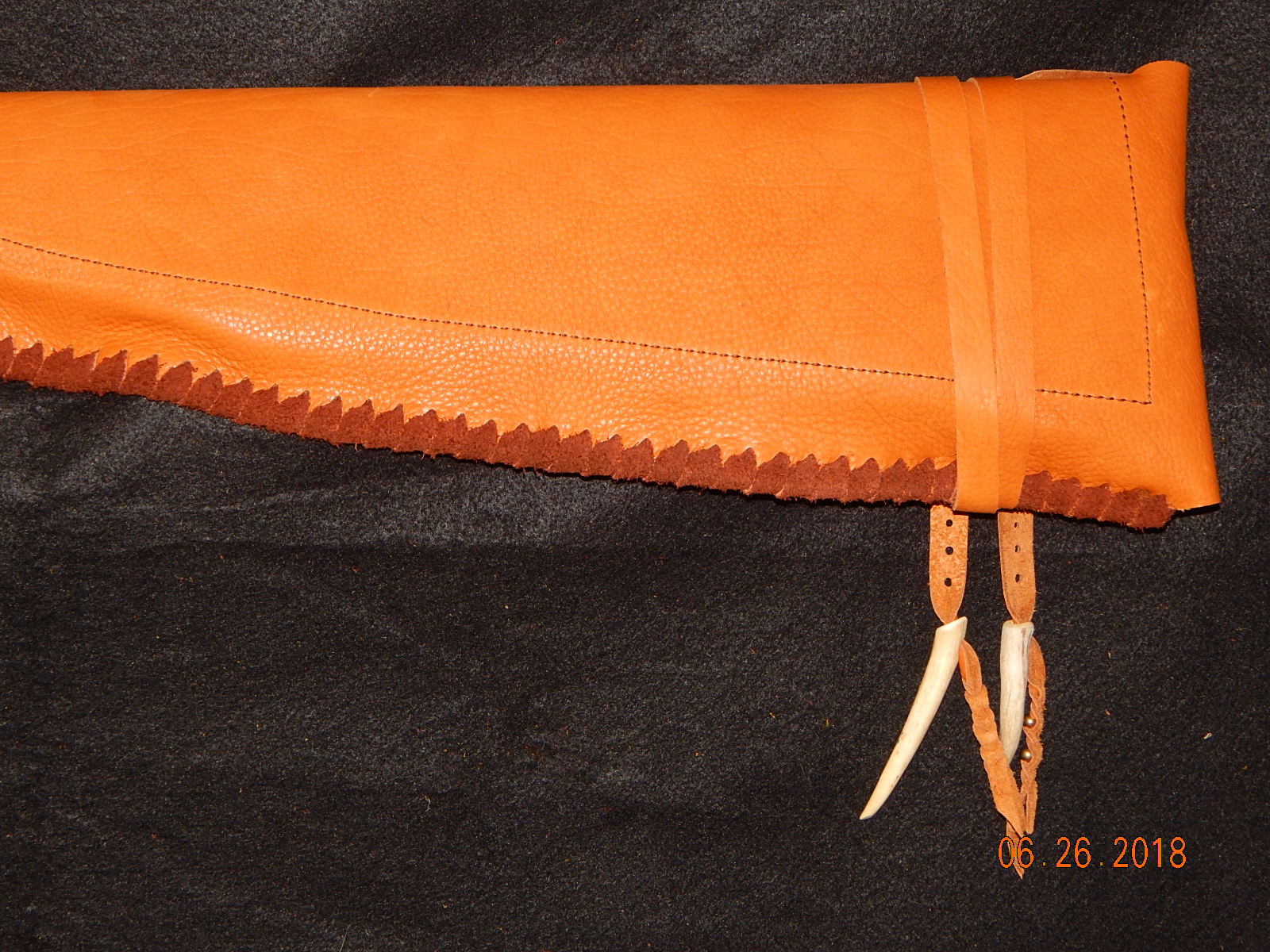 Custom-made Leather Rifle Case: McCarty Design